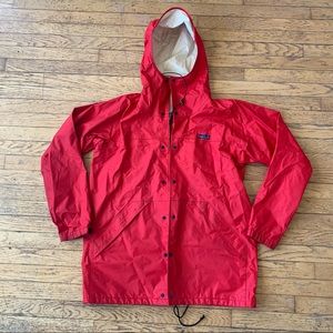 Vintage Patagonia red rain jacket
